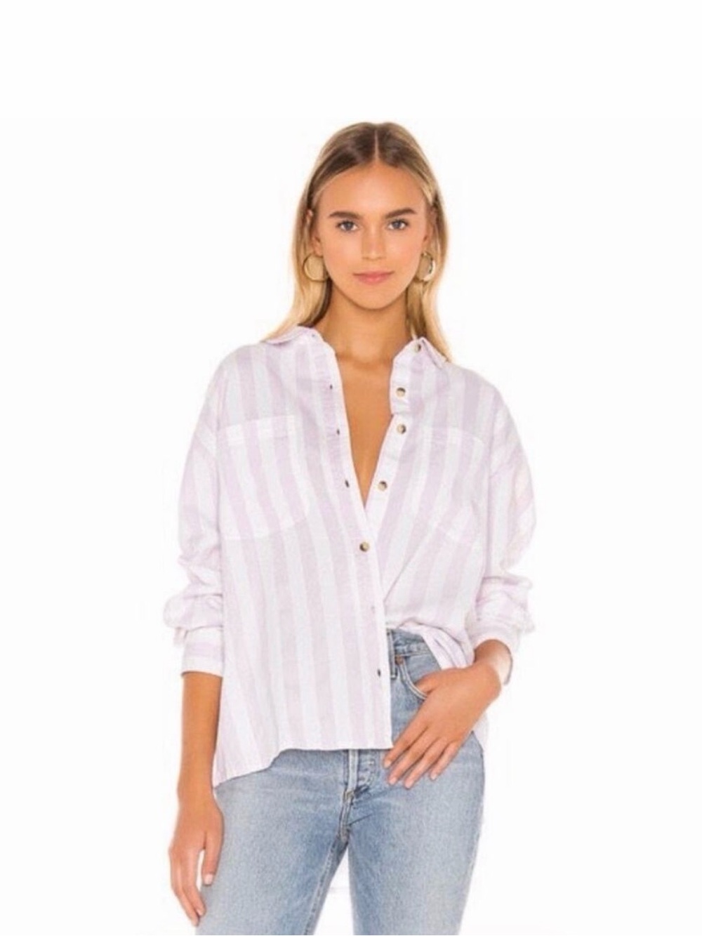 Rolla's Slouch Stripe Shirt